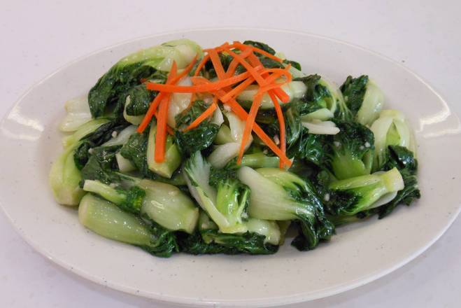 Stir-fried Baby Bokchoy with Garlic 蒜蓉炒白菜苗